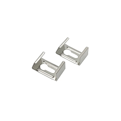Clip di montaggio FLAT 12 Set di 2, Bianco