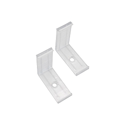 Clip di montaggio CORNER 20 Set di 2, Bianco