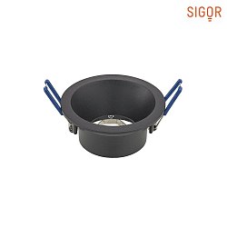 recessed luminaire set back GU5,3 IP20, black