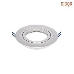 recessed luminaire AR111 IP20, brushed aluminium
