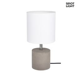 Lampe de table STRONG ROUND   rond E27 IP20, noir , blanche
