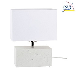 Lampe de table STRONG DOUBLE   E27 IP20, chrome, blanche 
