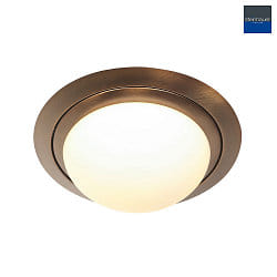 LED Deckenleuchte IKARO Ø 24cm, 12W, 2700K, 960lm, IP44, CRI>90 dimmbar, bronze