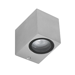 Auenwandleuchte LOGAN, IP44, Down, Eckig, inkl. GU10 LED 4W 2700K 345lm (schaltbar)