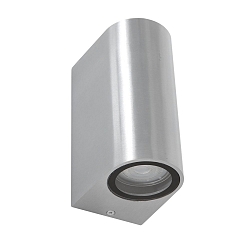 Auenwandleuchte LOGAN, IP44, Up/Down, Rund, inkl. 2x GU10 LED 4W 2700K 345lm (schaltbar)