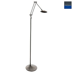 Lampadaire ZODIAC LED  1 flamme IP20, acier, blanche gradable