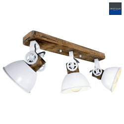 Mexlite Spot GEARWOOD, 3 flames, white