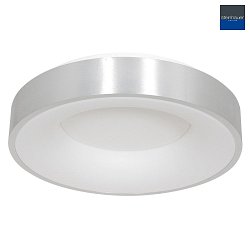ceiling luminaire RINGLEDE -  48CM large, round, direct / indirect IP20, silver brushed dimmable