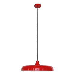 Luci a sospesione KRISIP Gi, 1-Lampadina, piatto E27 IP20, Rosso dimmerabile