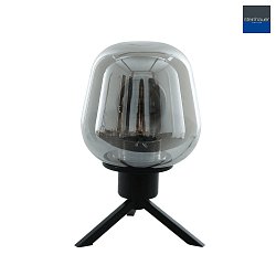 Lampada da tavolo REFLEXION -  14CM 1-Lampadina, con interruttore, con spina E27 IP20, Nero opaco 