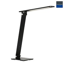 Lampe de table SERENADE rotatif, CCT Switch, inclinable, avec variateur tactile IP20, noir mat gradable