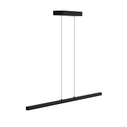 Luminaire  suspension DANSKE Bas, avec variateur tactile IP20, noir mat gradable