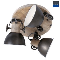 Mexlite Spot GEARWOOD, 3 flames, white