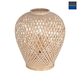 Lampe de table MAZE avec interrupteur E27 IP20, bambou clair 