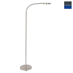 Lampadaire PLATU avec bras flexible, avec variateur tactile IP20, acier gradable