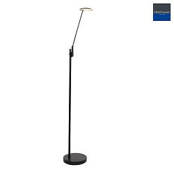 Lampada da terra DAPHNE 1-Lampadina IP20, nero dimmerabile