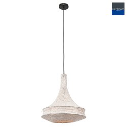 Luminaire  suspension MARRAKESCH ferm E27 IP20, noir , blanche