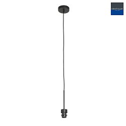 pendant luminaire SPARKLED LIGHT without shade E27 IP20, black matt dimmable