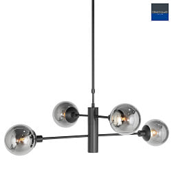 Pendelleuchte CONSTELLATION 4xE14, inkl. 1xGU10, 4,9W, 2200-2700K, 480lm, IP20, dimmbar, rauch