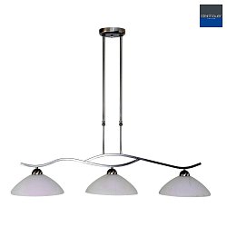 Luci a sospesione CAPRI 3-Lampadine, regolabile E27 IP20, Acciaio spazzolato dimmerabile