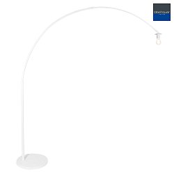 floor lamp SPARKLED LIGHT with switch, without shade, with plug, adjustable E27 IP20, white matt 