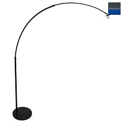 floor lamp SPARKLED LIGHT with switch, without shade, with plug, adjustable E27 IP20, black matt dimmable