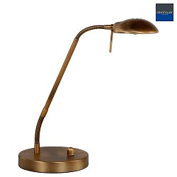 Mexlite Table lamp BIRON, 1 flame, bronze