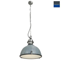 pendant luminaire BIKKEL -  42CM 1 flame, medium E27 IP20, concrete grey dimmable