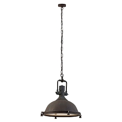 Mexlite Pendant luminaire ELIGA, 1 flame, brown