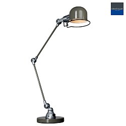 Lampe de table DAVIN avec interrupteur, avec bras articul, avec prise de courant E14 IP20, vert 