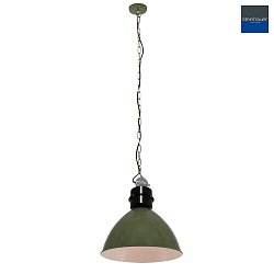 Luci a sospesione FRISK 1-Lampadina, rotondo E27 IP20, Verde oliva dimmerabile