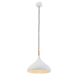 Mexlite Pendant luminaire BJORR, 1 flame, 30cm, white