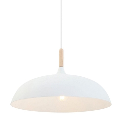 Mexlite Pendant luminaire BJORR, 1 flame, 45cm, white