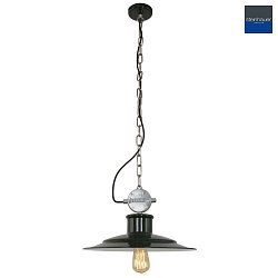 Luci a sospesione MILLSTONE Giù, 1-Lampadina, rotondo E27 IP20, Lucido, Nero dimmerabile