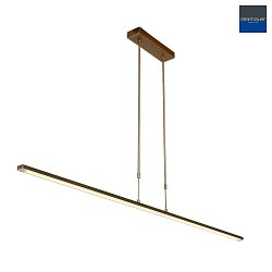 LED Pendelleuchte ZELENA, Up/Down, 155cm, 21+8W 2200-4000K (CCT) 2100+1600lm, CRi >90, mit Touch-Dimmer, bronze gebrstet