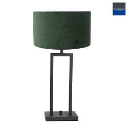 table lamp STANG up, 2-fold, with switch, with shade, with plug E27 IP20, black matt dimmable