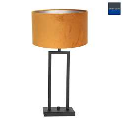 table lamp STANG up, 2-fold, with switch, with shade, with plug E27 IP20, black matt dimmable