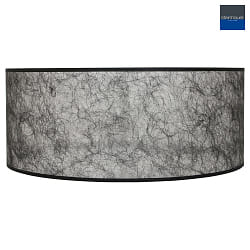 shade KAPPEN -  50CM cylindrical, grey, black