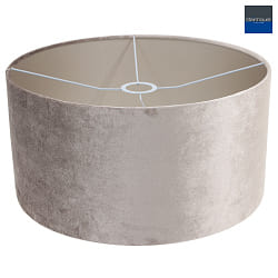 Abat-jour KAPPEN -  40CM plat, cylindrique, argent