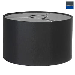 shade KAPPEN -  20CM flat, cylindrical, black