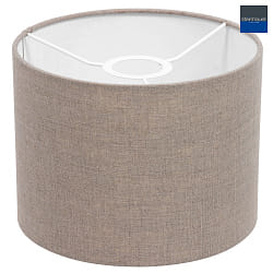 Abat-jour KAPPEN -  20CM haut, cylindrique, beige, boue