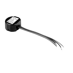 Alimentatore LED DC 12W 12V DU versione integrata, tensione costante, commutabile, Nero