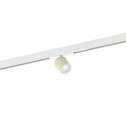 LED Schienenstrahler DOMY ON STREX 1.0, 48V, 6W, IP20, nicht dimmbar, 2700K, 560lm, wei�/Feel Jade