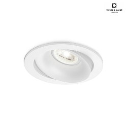 Recessed spot RONY 1.0 PAR16, IP20, GU10 max. 12W, white