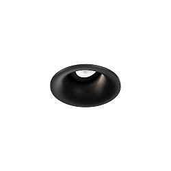 LED Deckeneinbauspot RONY ADJUST PETIT 1.0, 39�, 8,1W, 2000-3000K, IP20, schwenkbar, mit Blattfedern, 450lm, schwarz