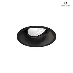 Recessed spot DEEP ADJUST 1.0 MR16, 12V, GU5.3, QR-CBC51 max. 12W, with standard springs, black