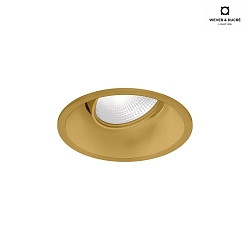 Recessed spot DEEP ADJUST 1.0 MR16, 12V, GU5.3, QR-CBC51 max. 12W, with standard springs, gold