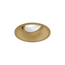 recessed luminaire DEEP ADJUST CEILING REC 1.0 MR16 GU5,3 IP20, champagner dimmable 12W