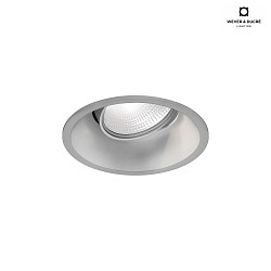Recessed spot DEEP ADJUST 1.0 MR16, 12V, GU5.3, QR-CBC51 max. 12W, with standard springs, silver