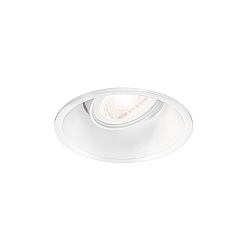 Downlight DEEP ADJUST 1.0 avec ressorts  lames GU10 IP20, blanche gradable